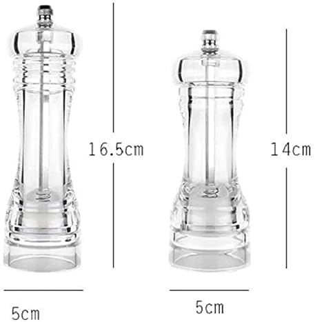 Luxury Salt Pepper Mill Set Adjustable Design