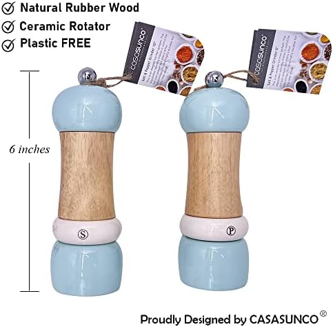Manual Salt Pepper Grinder Set
