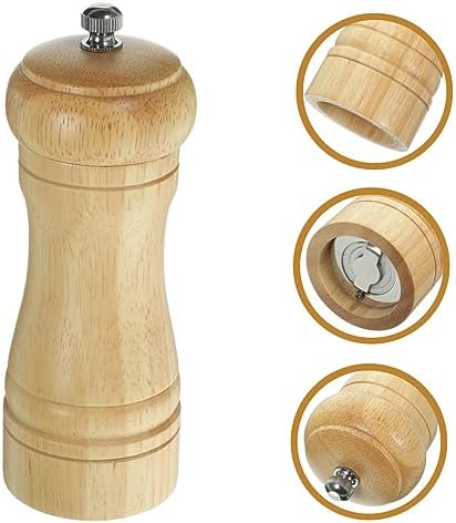 Unomor Manual Pepper Salt Grinders Compact Durable foratio
