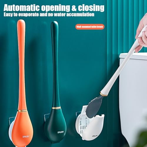 Modern Flexible Silicone Toilet Brush 2025 Upgraded Design for Effective Cleaning Safety