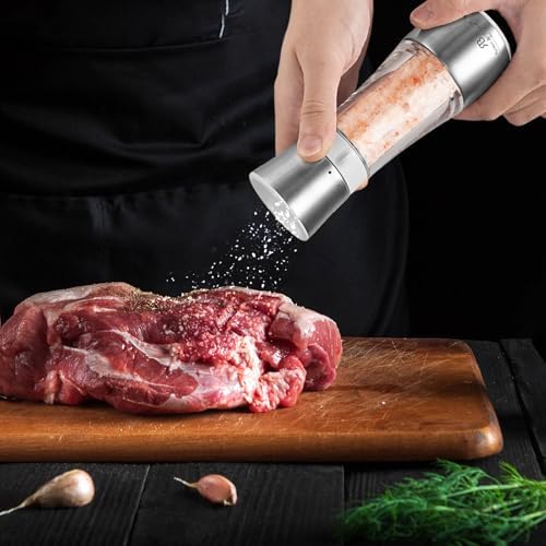 Compact Salt Pepper Grinder Set 475 lbs