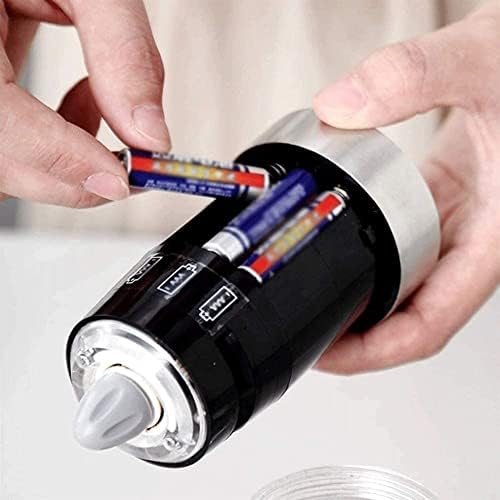Adjustable Salt Pepper Grinder Set with LED Light