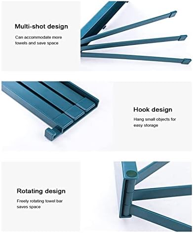ALDEPO Modern Wall-Hung Towel Rack with Rotating Function