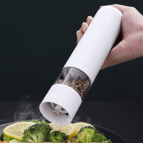 KJLY Electric Pepper Grinder Adjustable Ceramic Stone Kitchen Tool for Salt Pepper