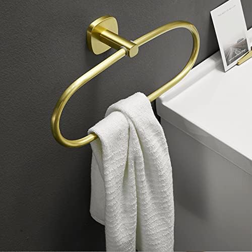 Modern Oval Towel Rack Bathroom Essential