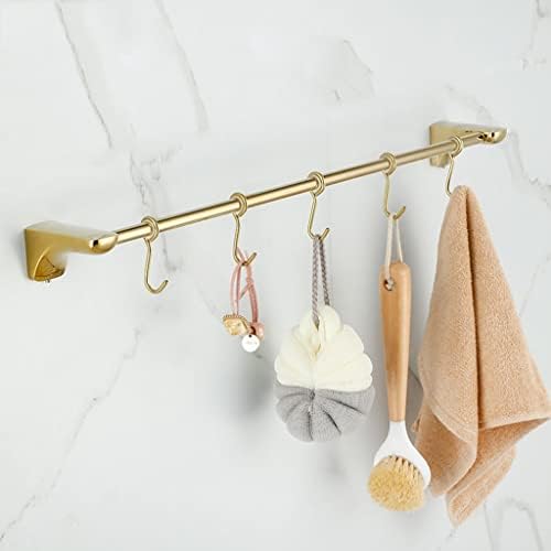 Gold-Painted Wall-Mounted Towel Rail