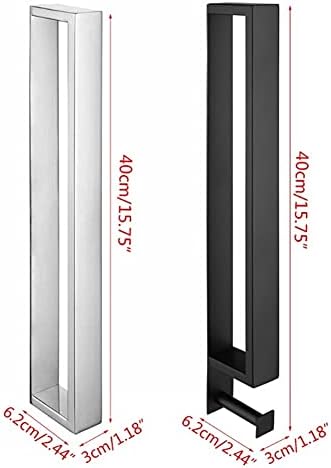 Black Towel Rail for Bathroom Stainless Steel Wall Mounted Towel Holder