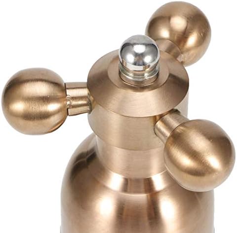Stainless Steel Adjustable Salt Pepper Mill Set Rose-Gold