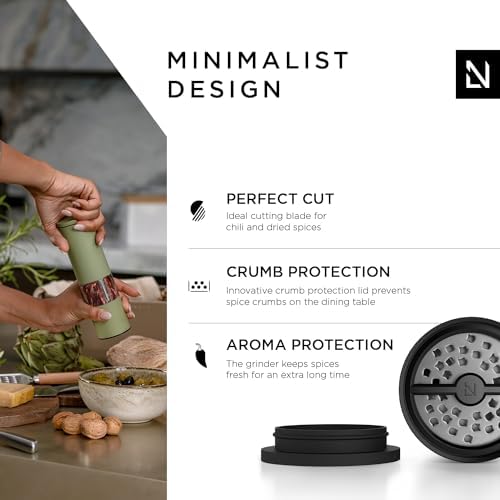 Chili Mill with Stainless Steel Blade for Making Spicy Meals