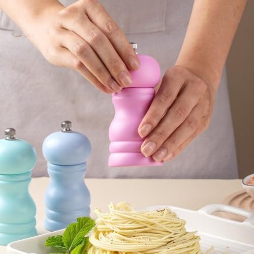 1PCS Adjustable Pepper Salt Mill in Pink