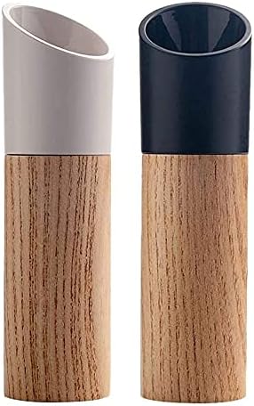 Premium Adjustable Ceramic Salt Pepper Mill SetRaging Hot Red Design