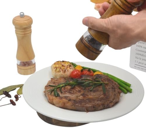 Refillable Durable Salt Pepper Grinder Set