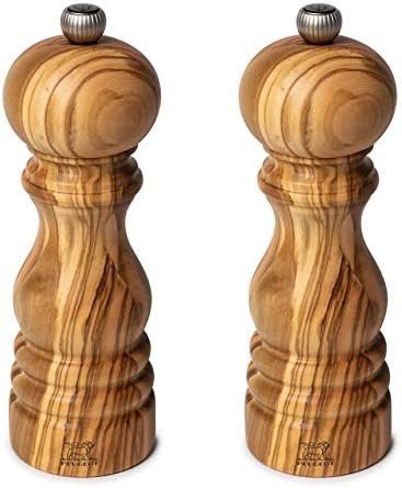 Peugeot Paris Classic Olive Wood Pepper and Salt Mill Set