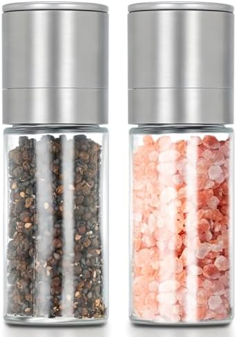 Mini Salt and Pepper grinder Set