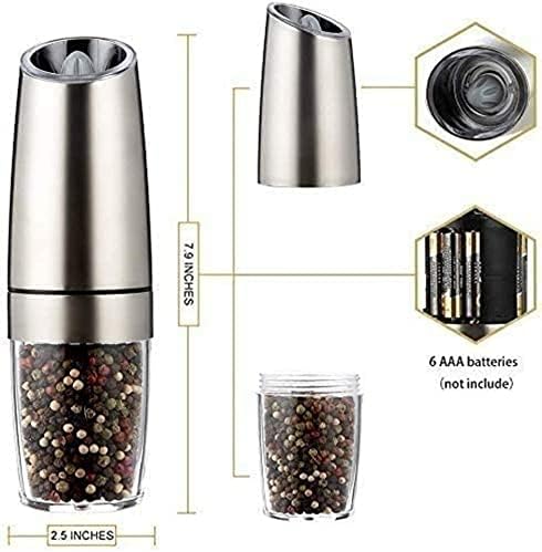Advanced Electric Salt and Pepper Grinder Set for Professional Use