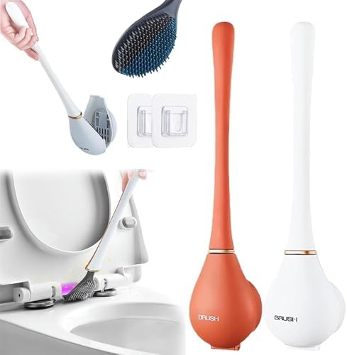 Modern Flexible Silicone Toilet Brush 2025 Upgraded Design for Effective Cleaning Safety