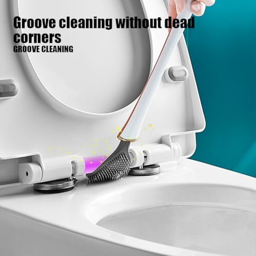 Modern Flexible Silicone Toilet Brush 2025 Upgraded Design for Effective Cleaning Safety