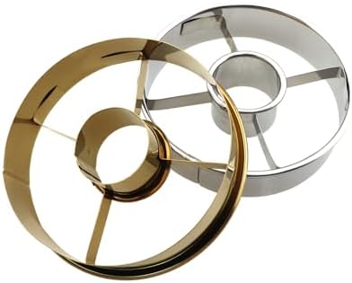 2-Piece Stainless Steel Donut Cutter Set 386 Inch Diameter