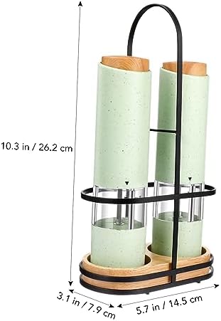 Cabilock Electric Salt Pepper Mill Set - Coarse to Fine Settings