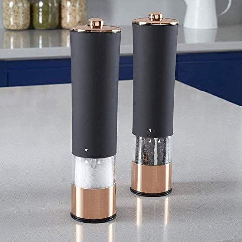 Perfect for grilling Built-in electric salt and pepper grinder set