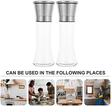 Manual Pepper and Salt Grinder Set