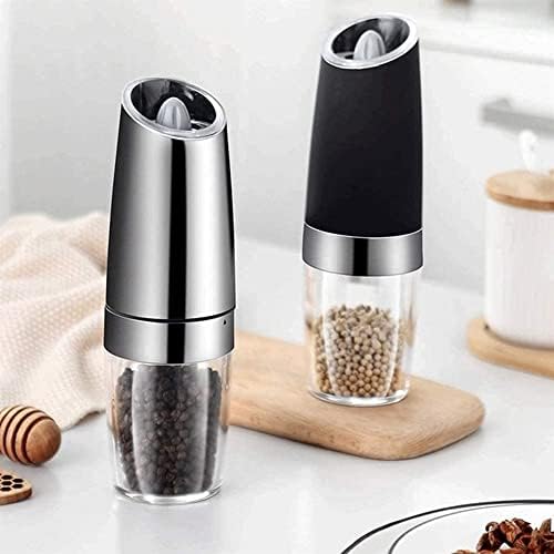 Adjustable Salt Pepper Grinder Set with LED Light