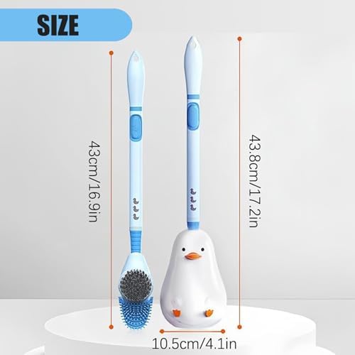 Dive into Clean Solutions with Diulala Diving Duck Toilet Brush Set
