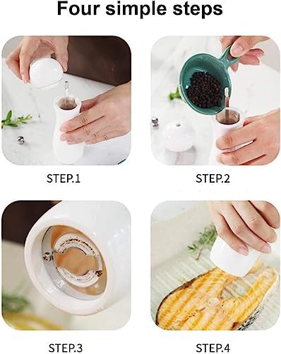 SKIHOT Salt and Pepper Grinder Set - PerfectGift for Home Everlasting keys