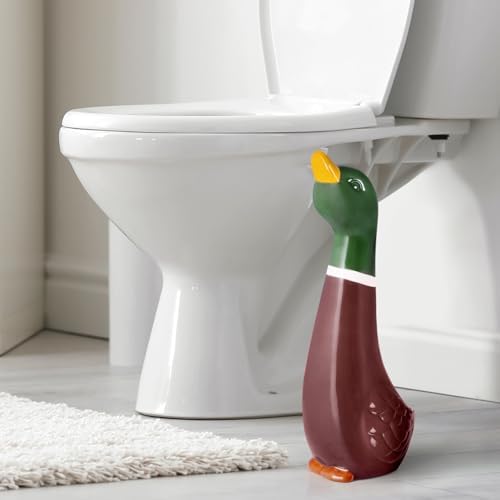 Allure Home Creation Malcolm Mallard Toilet Brush Holder Set