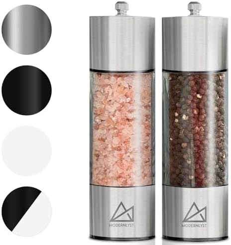 Salt Pepper Grinder Set