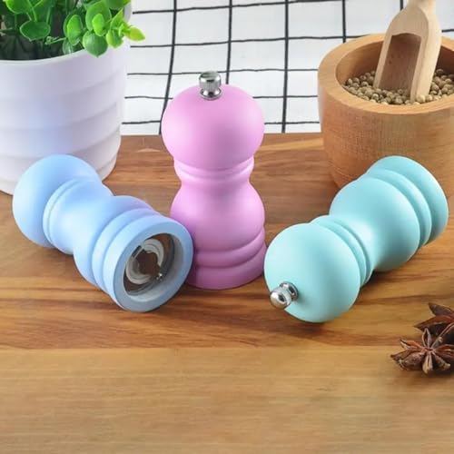 1PCS Adjustable Pepper Salt Mill in Pink
