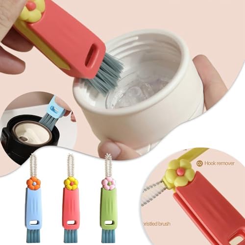 3 in 1 Cup Lid Cleaning Essential Cleaning Set