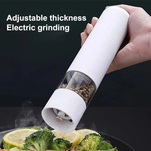 Leixiusm Premium Automatic Salt Pepper Mill Red