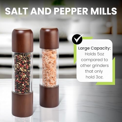Chic Salt Pepper Grinder Set