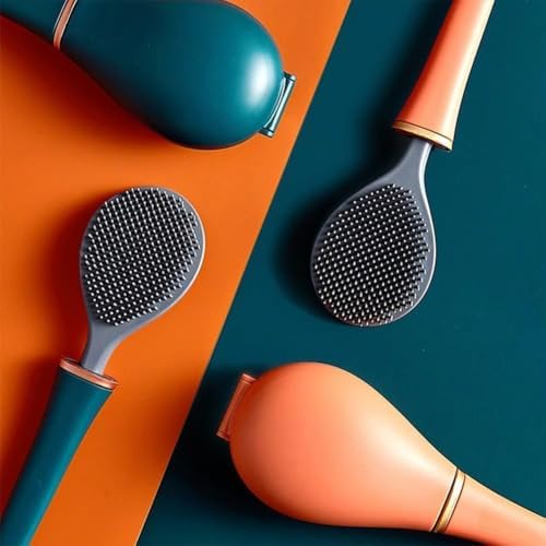 Space-Saving Silicone Toilet Brush and Holder Set for Home