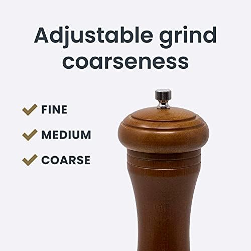 Olde Thompson 8 Inch Senator Pepper Mill Walnut