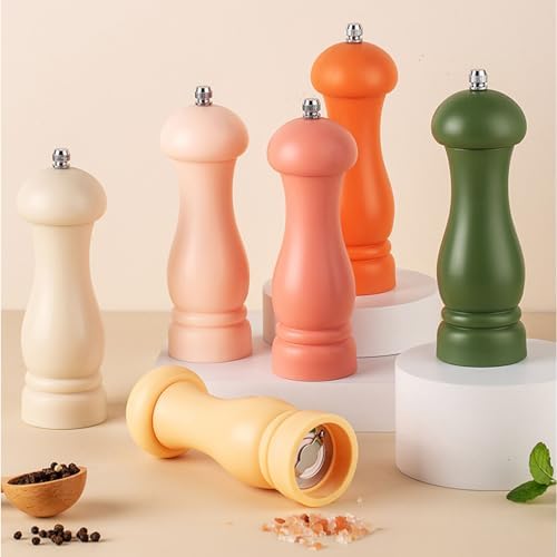 6 Inch Manual Pepper Grinder with Adjustable Ceramic Rotor