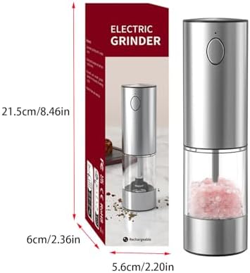 Premium Black Pepper and Salt Grinder Set