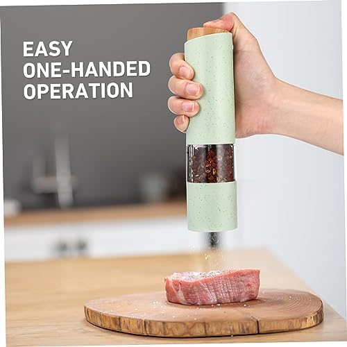 Cabilock Electric Salt Pepper Mill Set - Coarse to Fine Settings