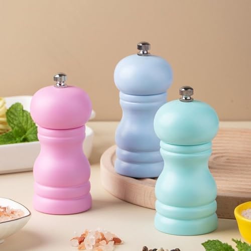 1PCS Adjustable Pepper Salt Mill in Pink