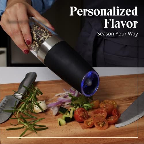 Willow Everett Electric Salt Pepper Grinder Set