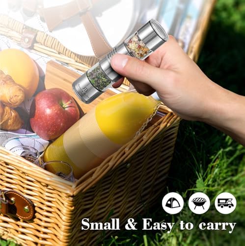 ROMER BECHTEL 2-In-1 Salt Pepper Grinder Set