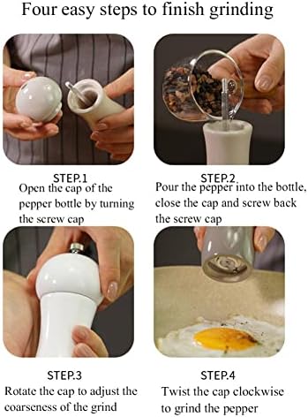 WMGoodsProfessional-Grade Pepper Grinder with Dual-Motor Grinding System Adjustable Settings