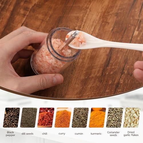 Manual wooden salt and pepper grinder sets - premium quality perfect gift 2 pack