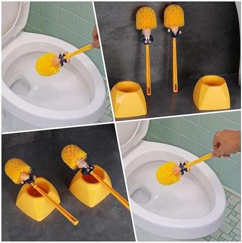 Toilet Brush Set with Holder for Home Kitchen