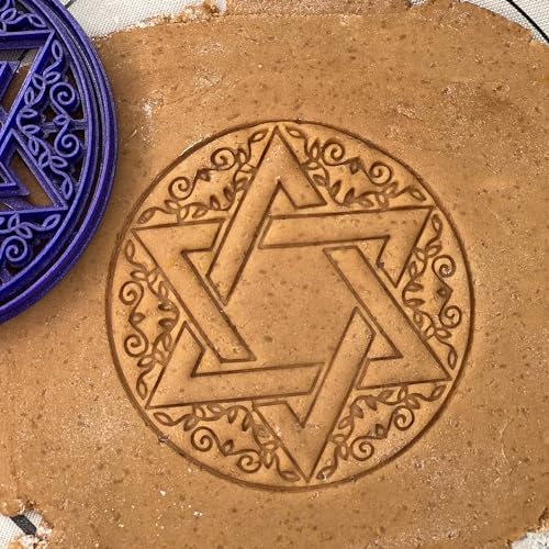 Jewel of the Kitchen Jewish Star David Cookie Cutter by 3D Kitchen Art