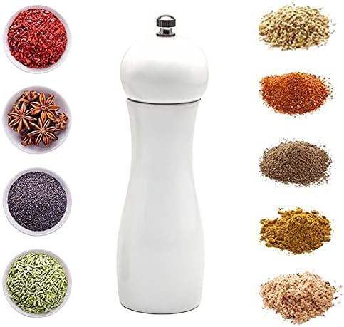 Modern Stone Pepper Grinder LARGE CAPACITY ADJUSTABLE COARSENESS STAINLESS STEEL MATERIAl ELEGANT DESIGN