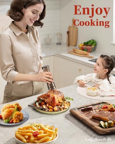 Parse Precision The Smart Electric Salt Pepper Grinder Set