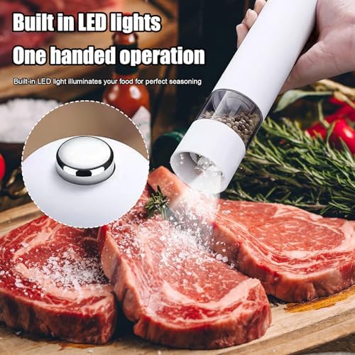 Electric Salt Pepper Grinder Set