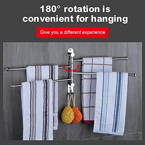 DCIUSTFHE Compact Space-Saving Towel Rack for Bathroom Kitchen